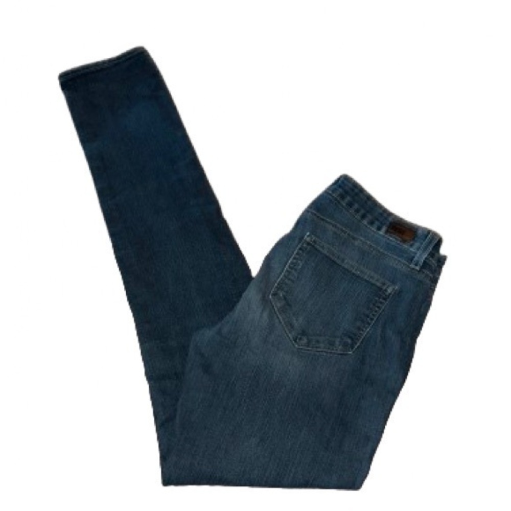 Paige Peg Skinny dark wash denim jeans size 28